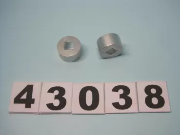 Aufnehmer Handkurbel Ø40mm Rollschutz FP (Paar)