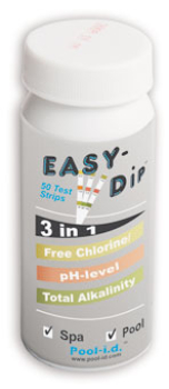 Easy-Dip Teststreifen 3 in 1 Chlor / pH / Alkalinität