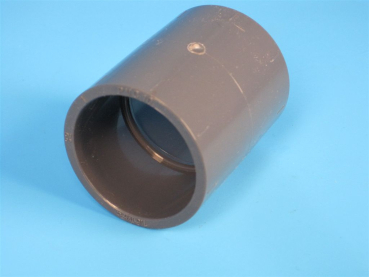 Verbindungsmuffe  50 mm, PVC grau