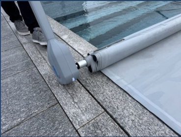 Preview: BAC iscoot 700 akkubetriebener Aufrollmechanismus für Rollschutz