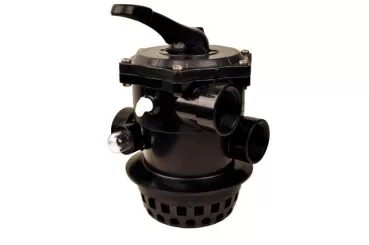 6-Wege-Ventil TopMount 1,5" schwarz Pro-Aqua 400+500