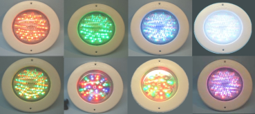 LED-Scheinwerfer-Set NEPTUN maxi FLAT 2 x 21 Watt RGB color