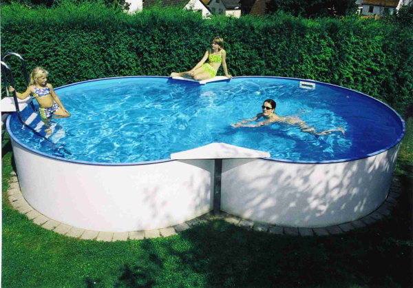 Achtformbecken Future-Pool FAMILY 855x500 cm
