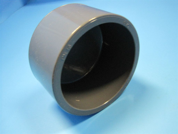 Verschlusskappe, Klebeanschluss 63 mm, PVC